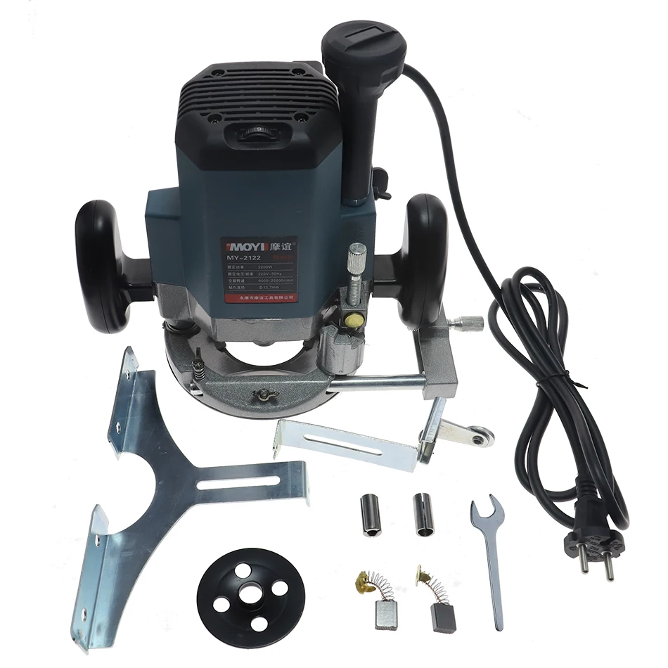 Trimming machine Wood Milling Engraving Slotting Woodworking Electric Router trimmer Hand Carving Carpentry Wood Router Tool