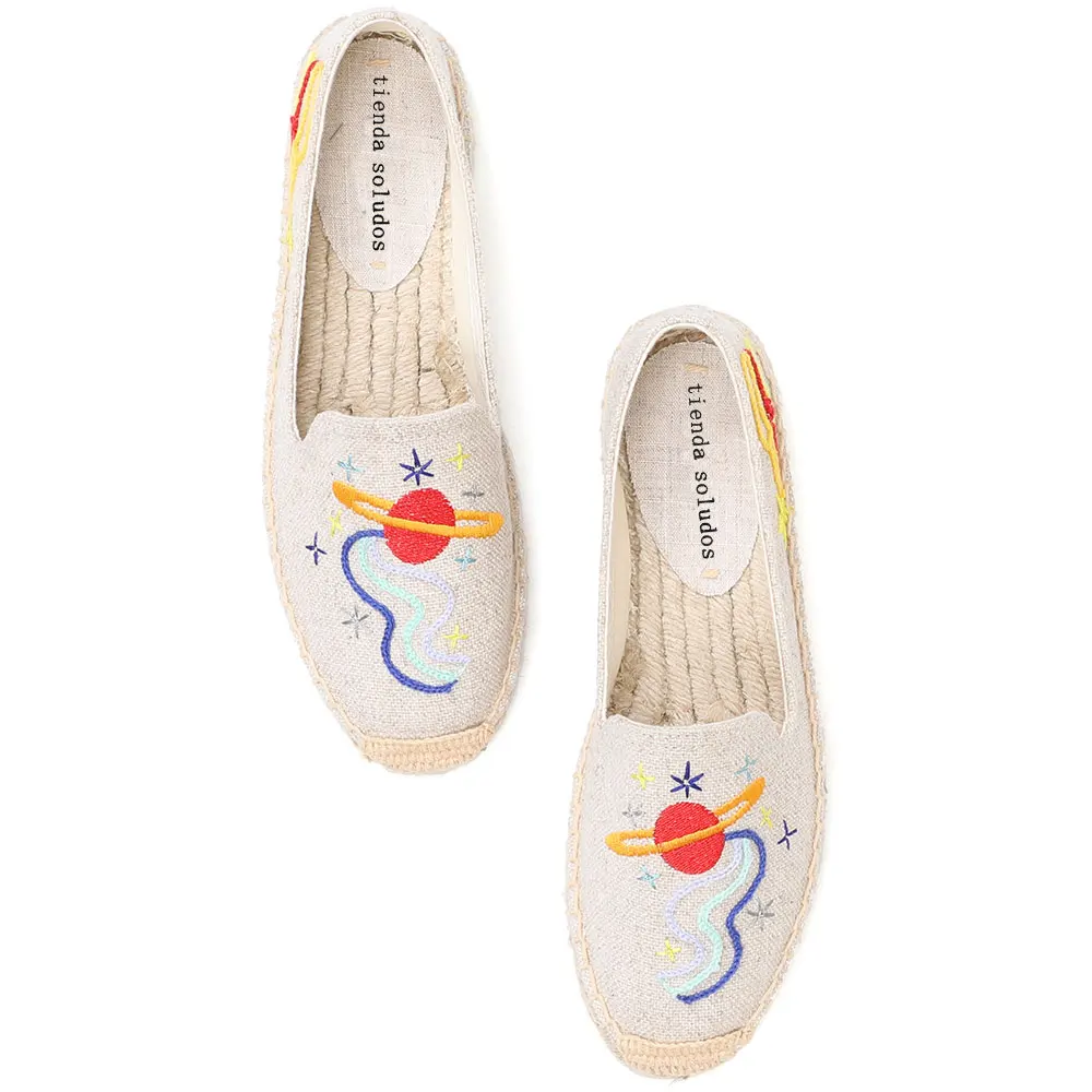 

2021 Slip-on Real Sapatos Flats Rushed Zapatillas Mujer Breathable Fashion Woman Hard-wearing Rubber Embroidered Harajuku