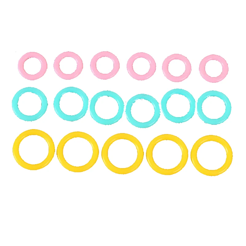 50/100/150pcs Round Marking Circles DIY Craft Tool Knitting Marker Crochet Stitch Marking Ring Sewing Accessories Color Random