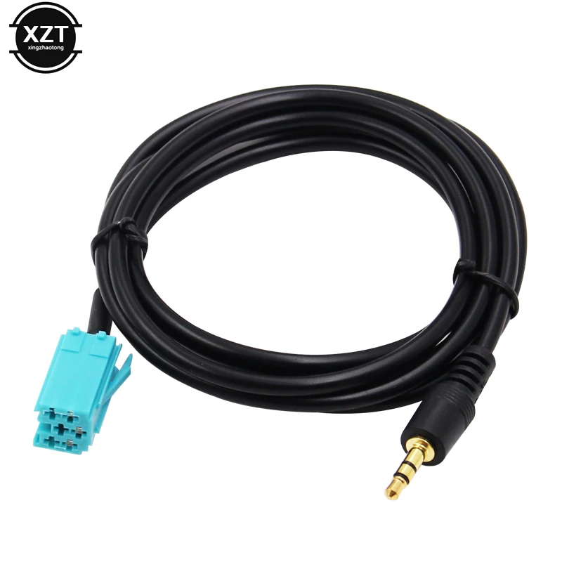 Cars 3.5mm AUX CD Stereo Audio Line Input Cable For Renault Clio Megane 2005 2006 2007 2008 2009 2010 2011