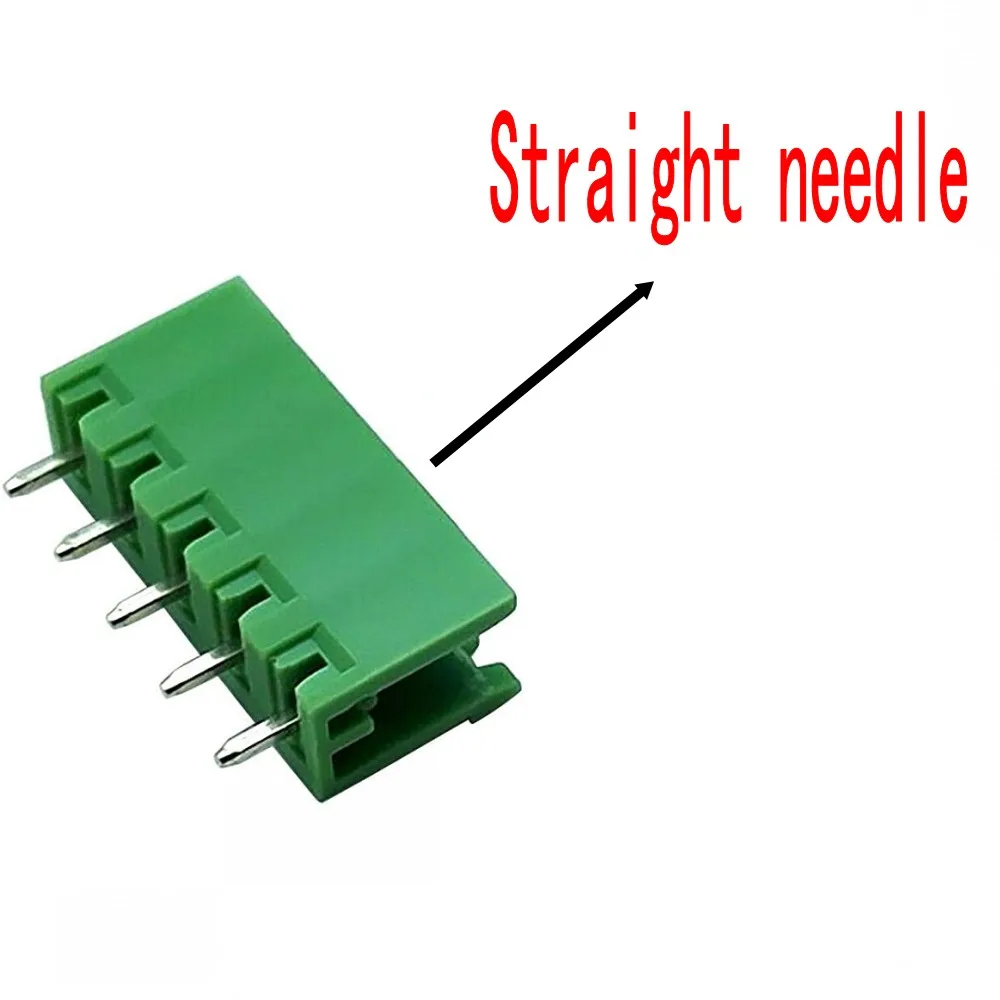 100PCS Pitch 5.08mm Terminal Block Connector 2EDG 5.08mm 2-12 Pin Pcb Screw Connector Terminal Block KF2EDG Socket PCB Screw