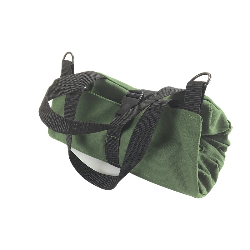 48x29x5cm Roll Tool Bag Canvas Tool Roll Pouch Multi-Purpose Zipper Storage Pocket Hanging Portable Toolbag for Tool Organizer