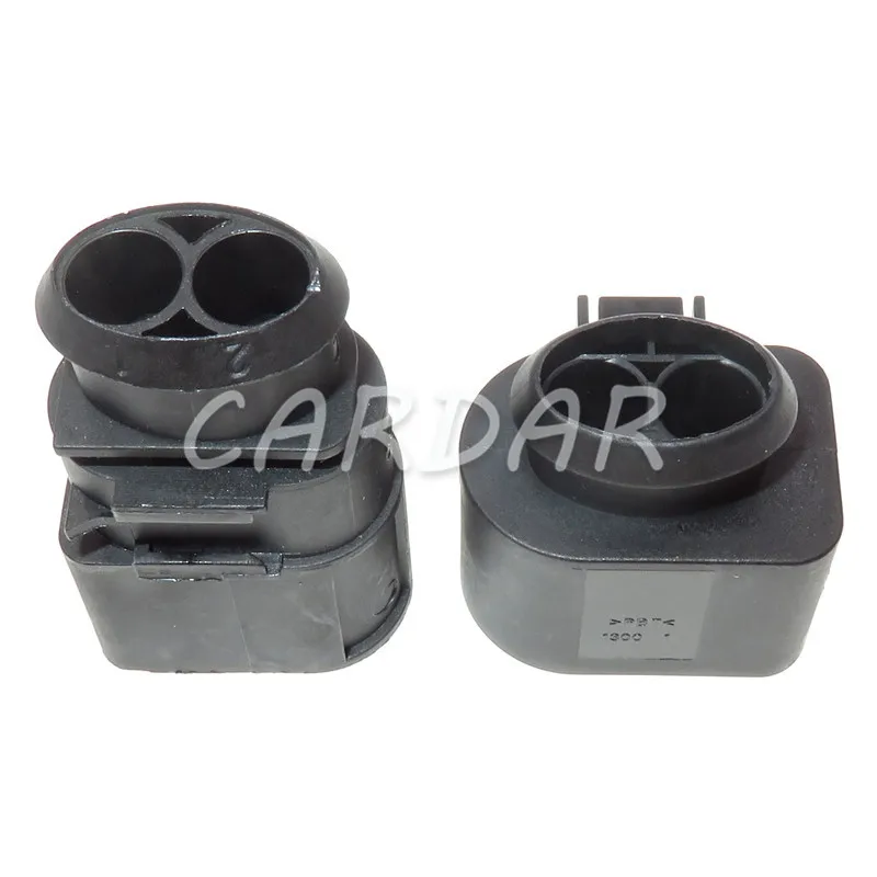 1 Set 2 Pin 1J0973752 1J0973752 1J0973852 6.3mm Auto Fuel Injection Connector Fan Socket AC Assembly For VW Toyota Honda Hyundai