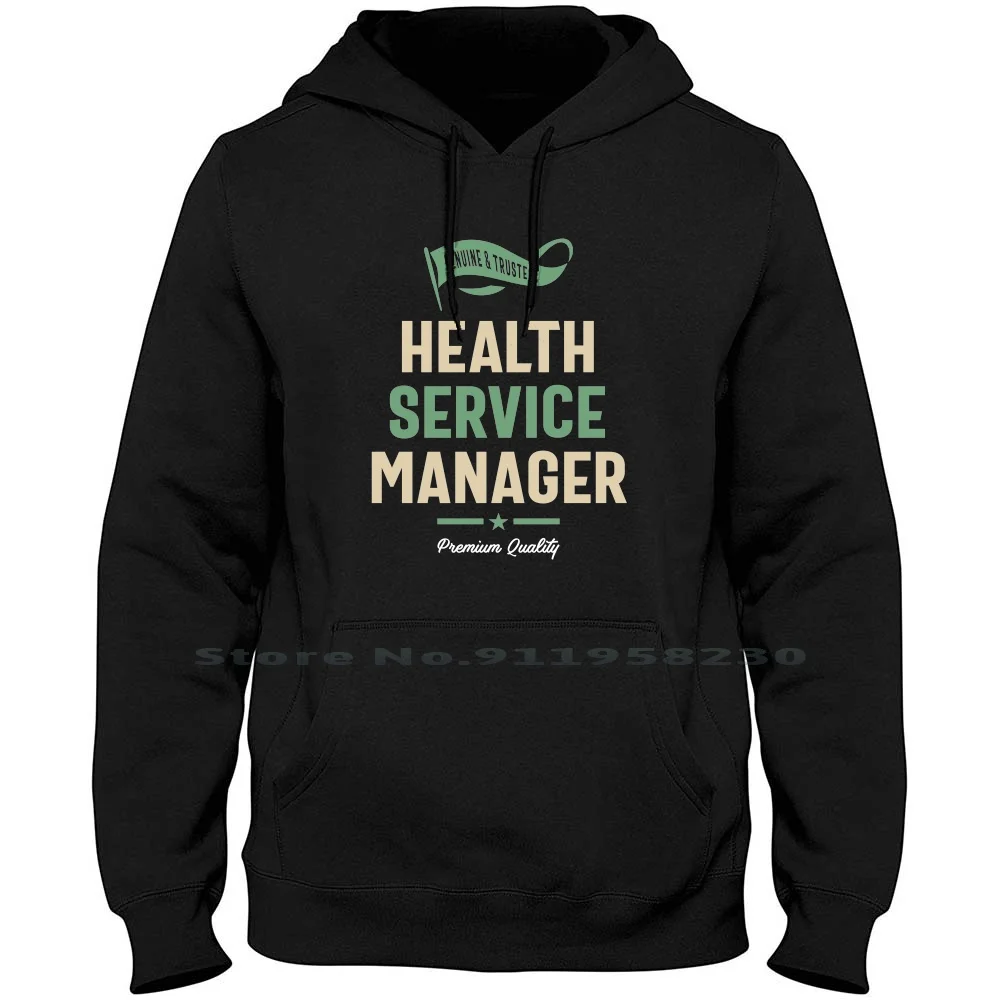 Health Service Manager Work Job Title Gift Hoodie Sweater Cotton Occupation Service Manager Health Title Work Heal Nag Job Ice