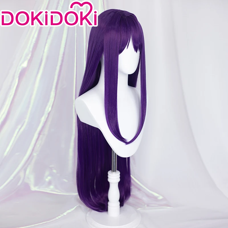 IN STOCK Yuri Wig GAME Doki Doki Literature Club Cosplay Wig DokiDoki  Long Purple Hair Literature Club Cosplay Wigs