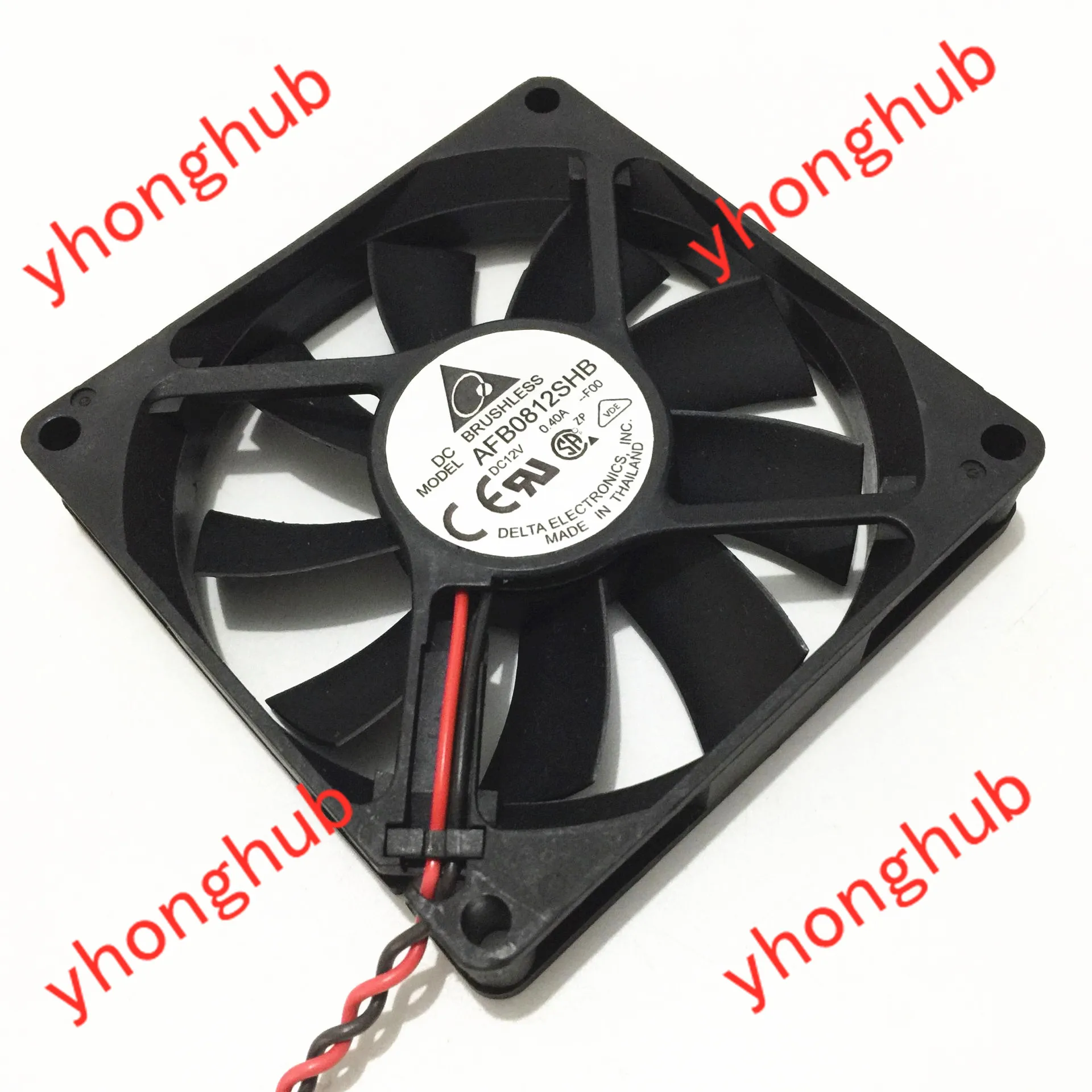 

Delta Electronics AFB0812SHB DC 12V 0.40A 80x80x15mm Server Cooling Fan