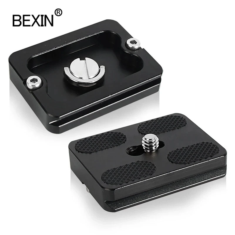 BEXIN QR60S QR50 Quick Release Plate Clamp Universal Quick Release Plate Tripod Ball Head Mount Adapter for DSLR Camera Ballhead