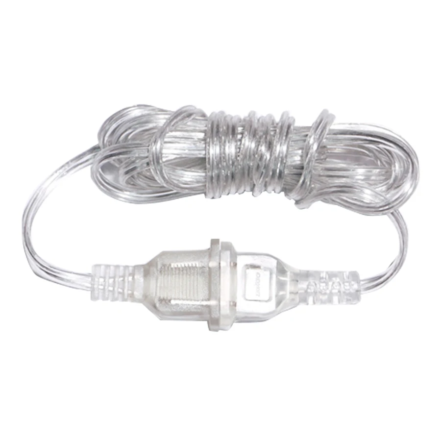 3M Power Plug Extender Wire Extension Cable For Christmas Fairy String Garland Light Wedding Party Lights