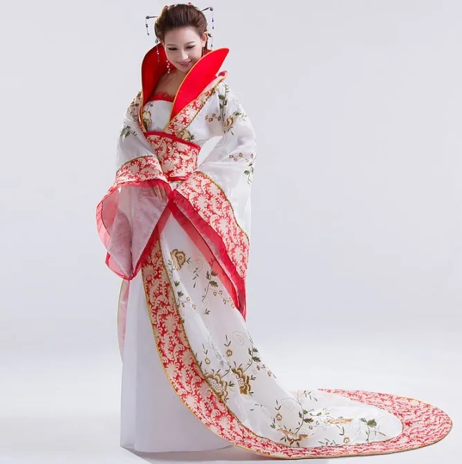 hanfu dresses chinese ancient costume Oriental Chinese Traditional Wedding Dress Women Phoenix Embroidery Cheongsam