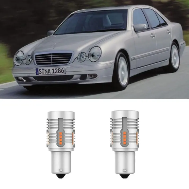 

Intelligent IC Decoding Turn signal Light For Mercedes W210 E-CLASS canbus 1556LM No strobe 2pc