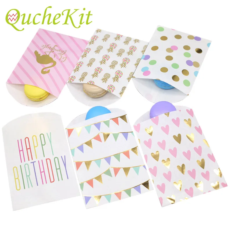 12Pcs/Lot Paper Bags For Gifts Wedding Favor Bag Candy Cookie Paper Bag Wedding Birthday Anniversary Favor Candy Gift Paper Bag