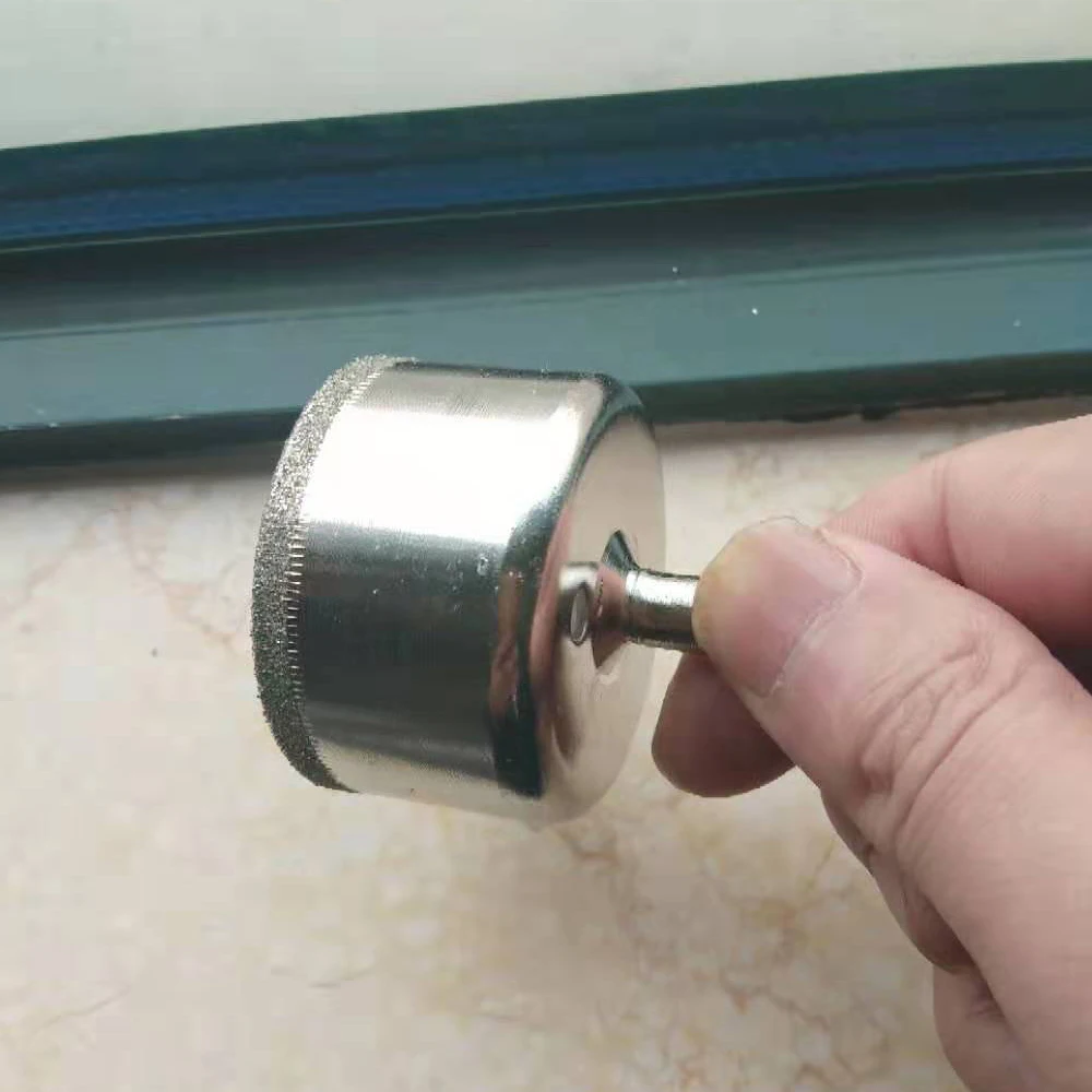 Alta qualidade 3 pçs conjunto de brocas de diamante buraco viu cortador ferramenta vidro mármore granito uso para vidro, mármore, telha, granito