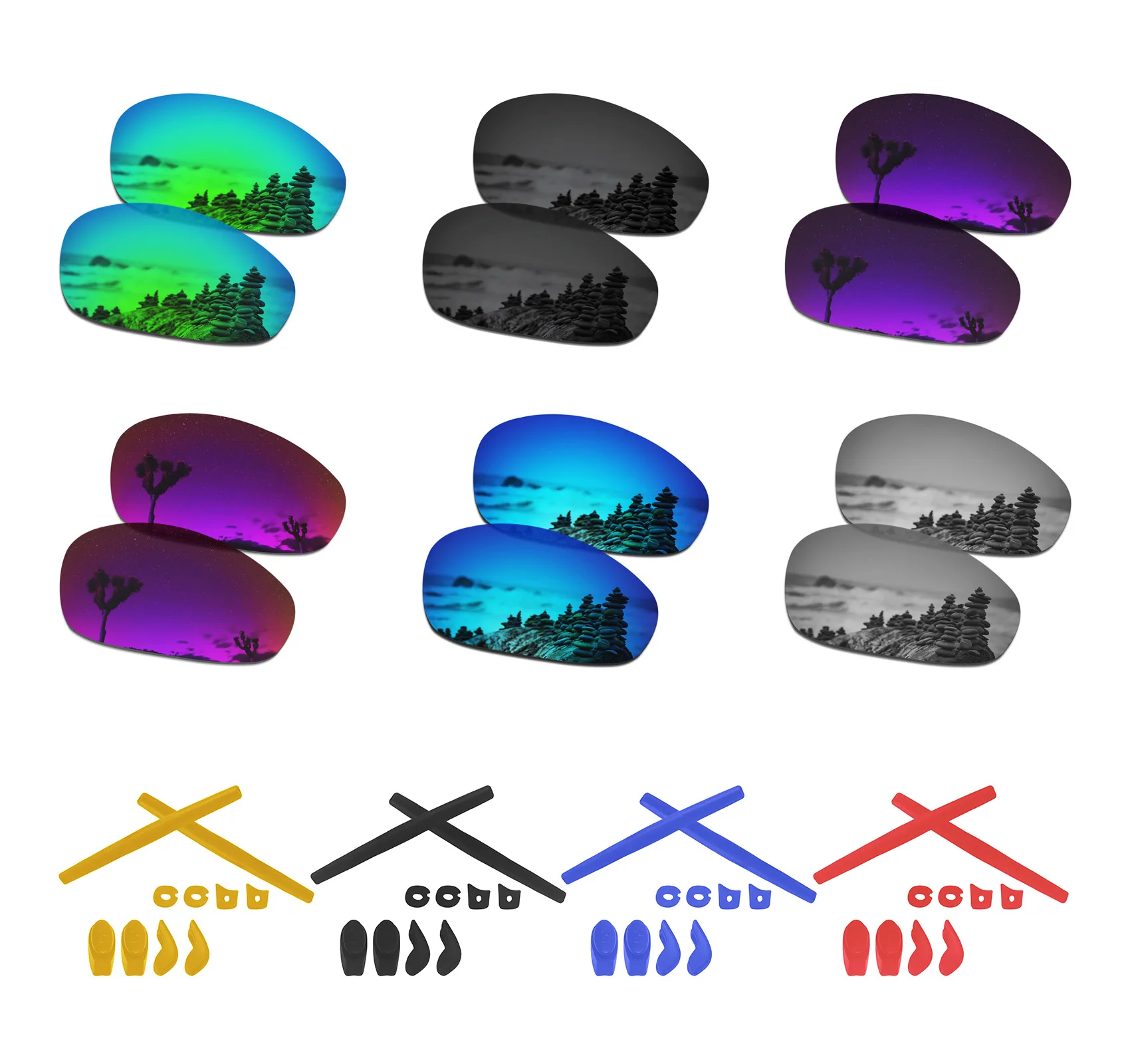 

Dropshipping SmartVLT Replacement Lenses Polarized for Oakley Juliet Sunglasses - Multiple Pairs Packed