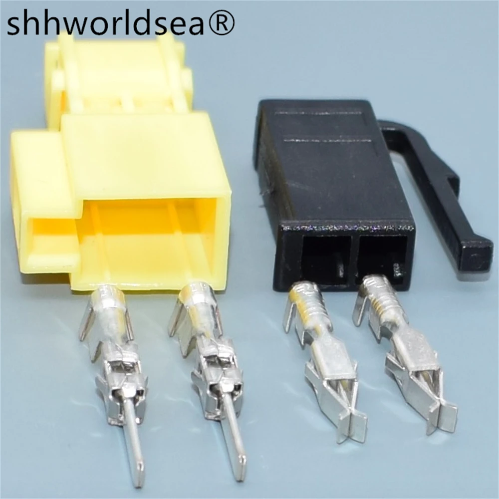 shhworldsea 2Ways car Plug Connectors 1H0906712 191906231A Male Female For Automotic Wiring harness 2.8mm Series Connectors