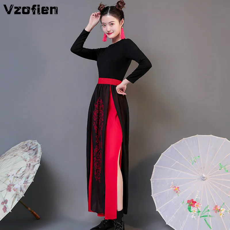 Classical Jazz Dance Costumes for Women Chinese Style Jazz Modern Dance Training Performance Clothing Rave Outfit Stage Costume