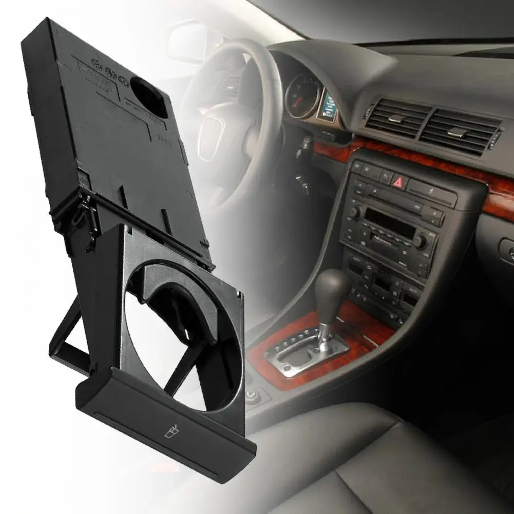 Car Cup Rack Reliable Black Easy Installation Stable Cup Holder 4B0862534D   Car Drink Holder   for Audi C5 A6 98-05