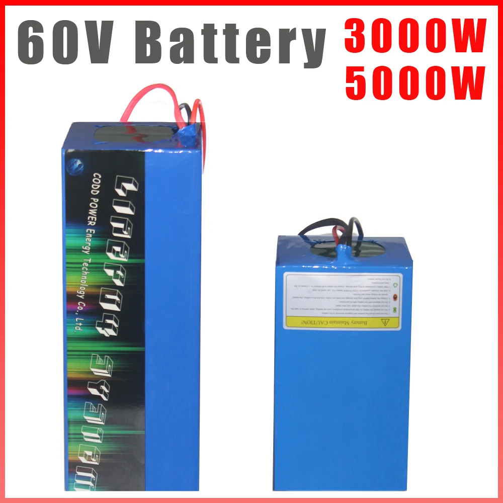 

60V Battery 60V 40Ah 60Ah 100Ah 2000W 3000W 5000W Electric bicycle scooter motorcycle lithium battery