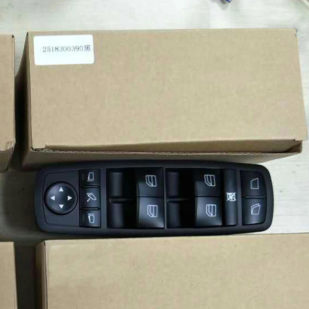 

Black Power Master Window Switch Driver Side For Mercedes-Benz GL350 GL450 GL550 R350 R320 GL164 OEM A2518300390