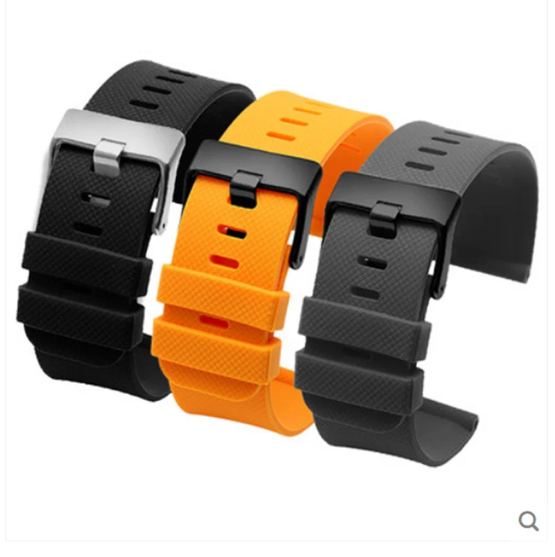 24mm Sports Silicone Strap Replace Rubber Wristband Fit For Suunto Expedition/Suunto 7/Suunto 9 Spartan/Suunto 9 GPS / Alpha