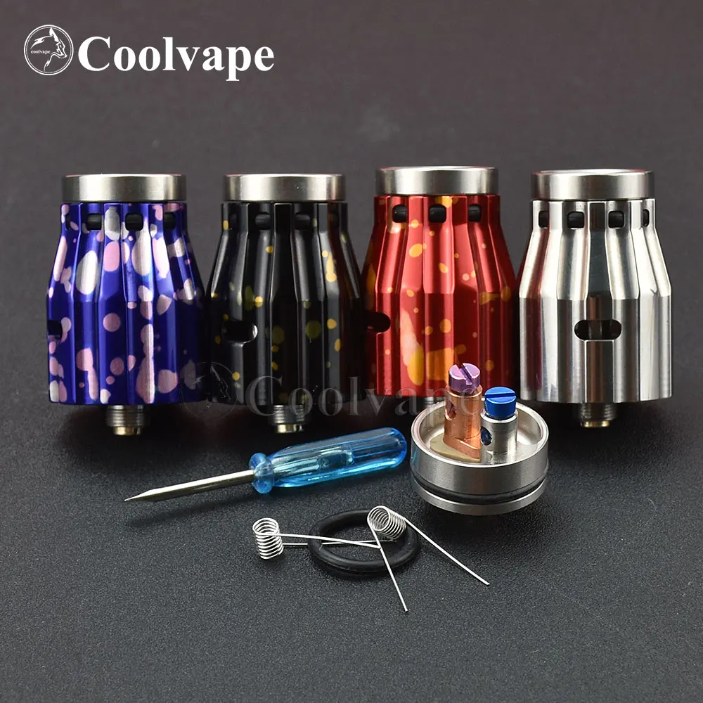 Avidlyfe Predator rda AV Able Mod rda caps Atomizer Electronic Cigarette rda for mechanical squonk box mod