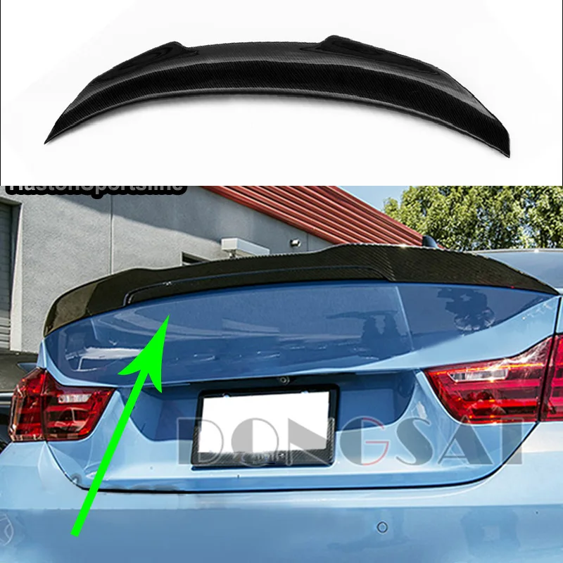 

F82 M4 Modified P Style Carbon Fiber Rear Trunk Luggage Compartment Spoiler Car Wing for BMW F82 M4 2Door