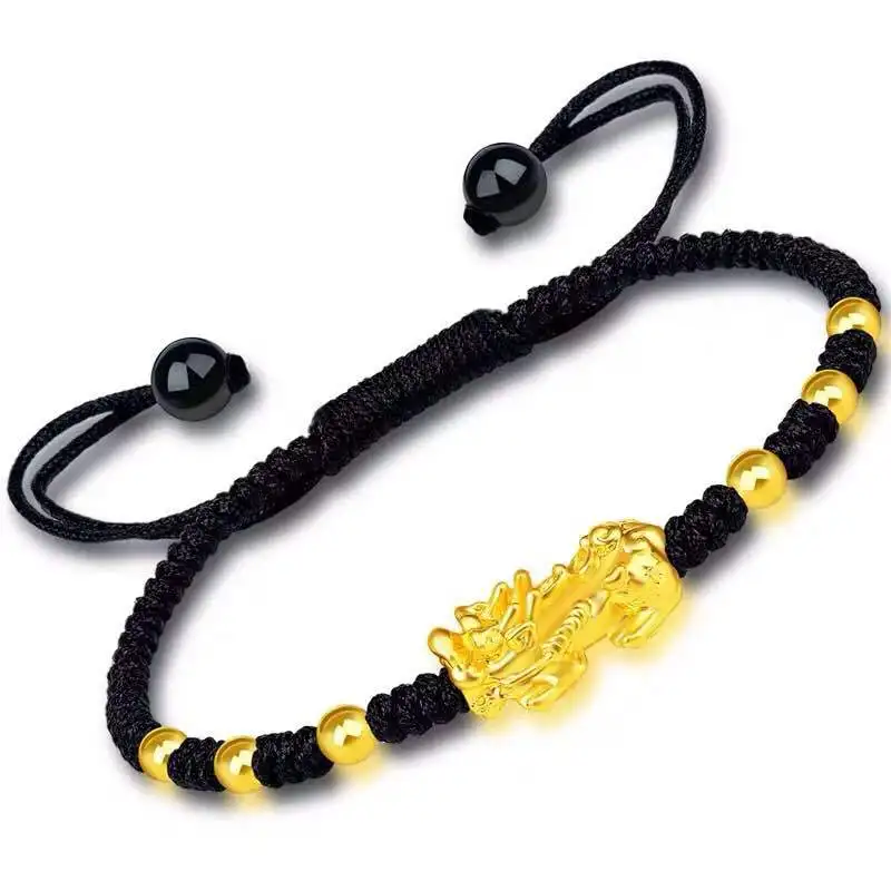 Chinese Style Feng Shui Pi Xiu Bracelet & Bangle New Fashion Lucky Red Rope Weaving Charm Bracelet Bring Wealth Health Jewelry