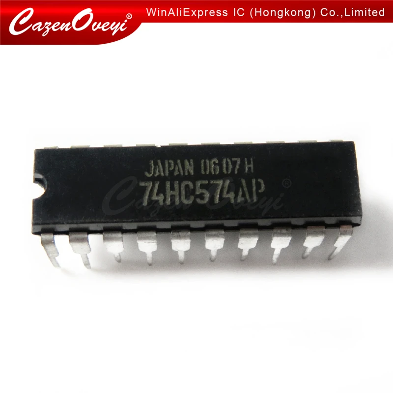 10pcs/lot SN74HC574N MC74HC574N 74HC574 DIP-20 In Stock