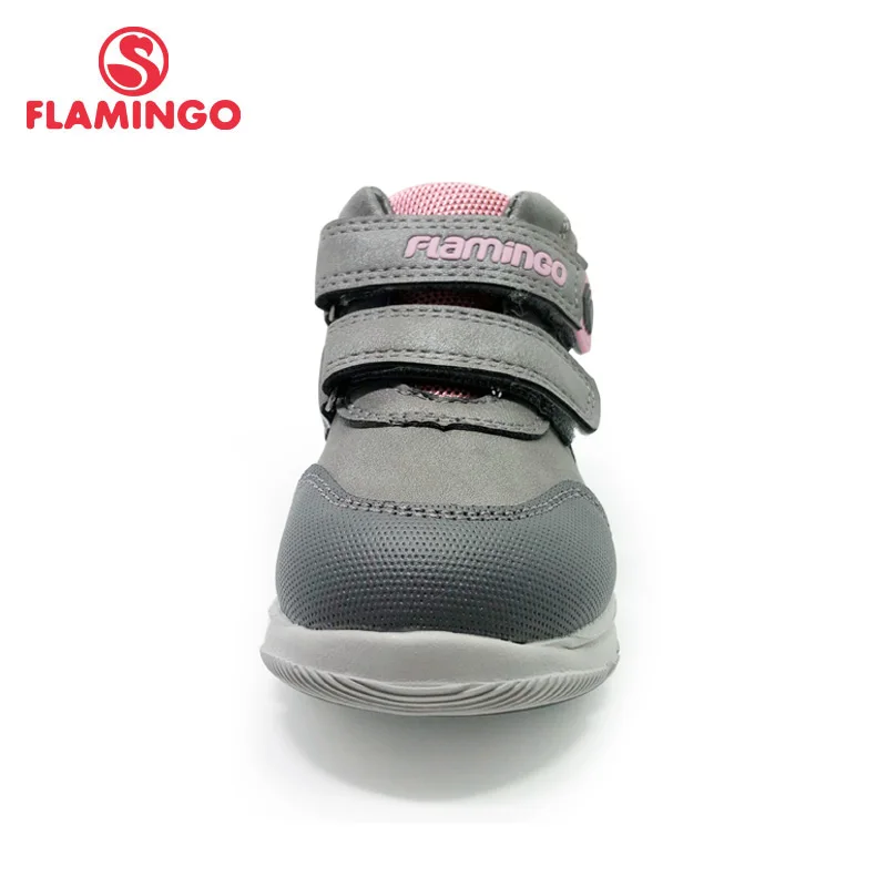 FLAMINGO sonbahar keçe yüksek kalite gri çocuk çizmeleri boyutu 22-27 kaymaz Shose kız için ücretsiz kargo 202B-Z5-2042