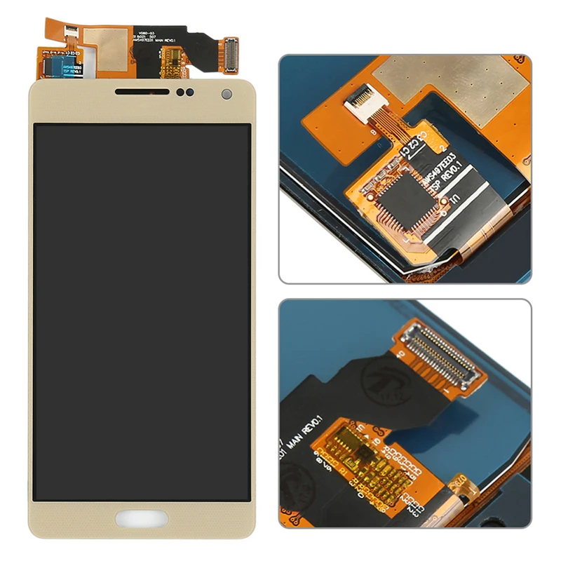 SUPER AMOLED A500M LCD For Samsung  A5 2015 A500 A500F A500M SM-A500F LCD Touch Screen Digitizer Assembly Replacement