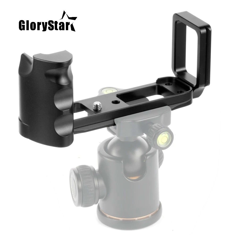 GloryStar Fits for Fujifilm Fuji X-E1 X-E2 Mirrorless Camera Tripod Head Quick Release Plate Hand Grip CNC Metal LB-XE1