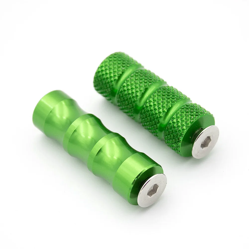 Footrest Universal Motorcycle Pegs Footrests Motorbike Footrest Foot Steps Motorcycle For Kawasaki Ninja 300 250 Z1000 Z750 ZX6R