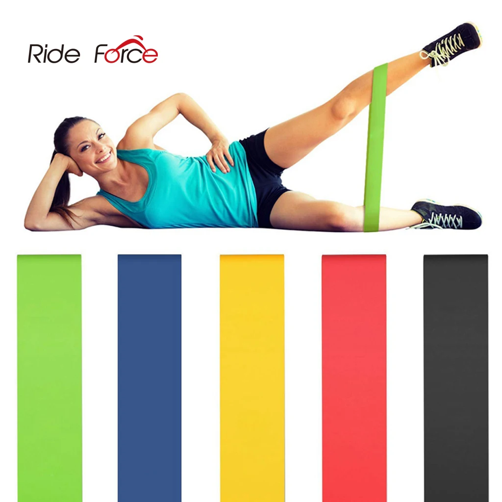 

Ride Force Gym Fitness Gum Resistance Bands for Yoga Stretch Pull Up Assist Rubber Crossfit Exercise Training Workout Equipment