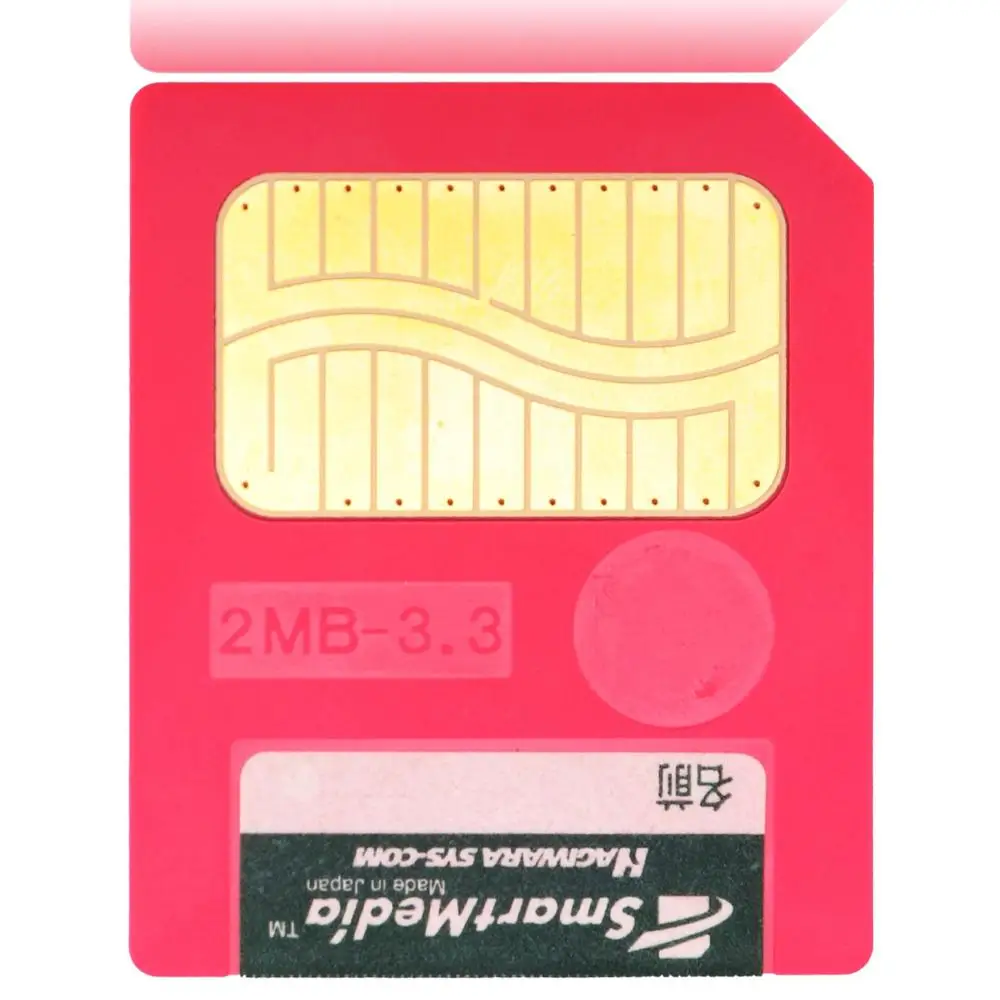 Carte multimédia intelligente 128 mo/64 mo/32 mo 3.3V fabriquée par TOSHIBA SmartMedia Card SM carte mémoire carte SD pour l'électronique article utilisé et non neuf