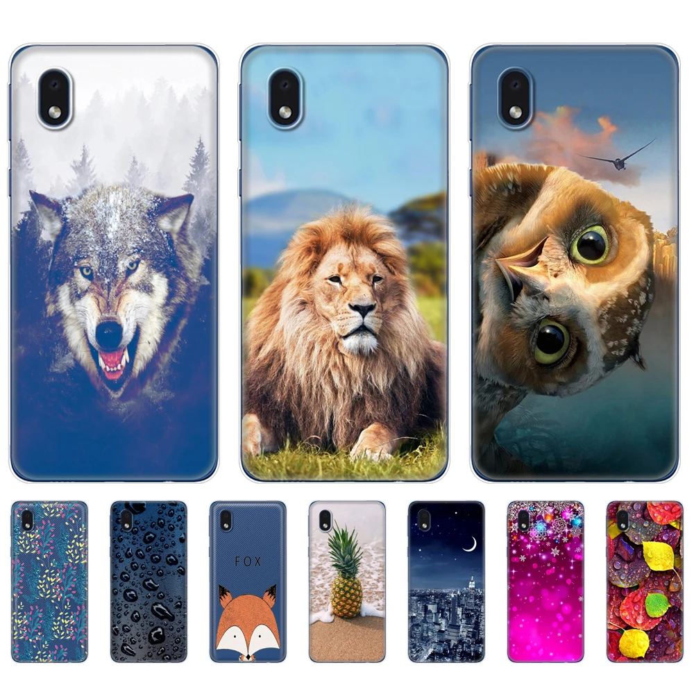 For Samsung Galaxy A01 core Case 5.45 inch Silicon Soft TPU Back Cover For Samsung A01 core SM-A013 Phone Case Protective Bags