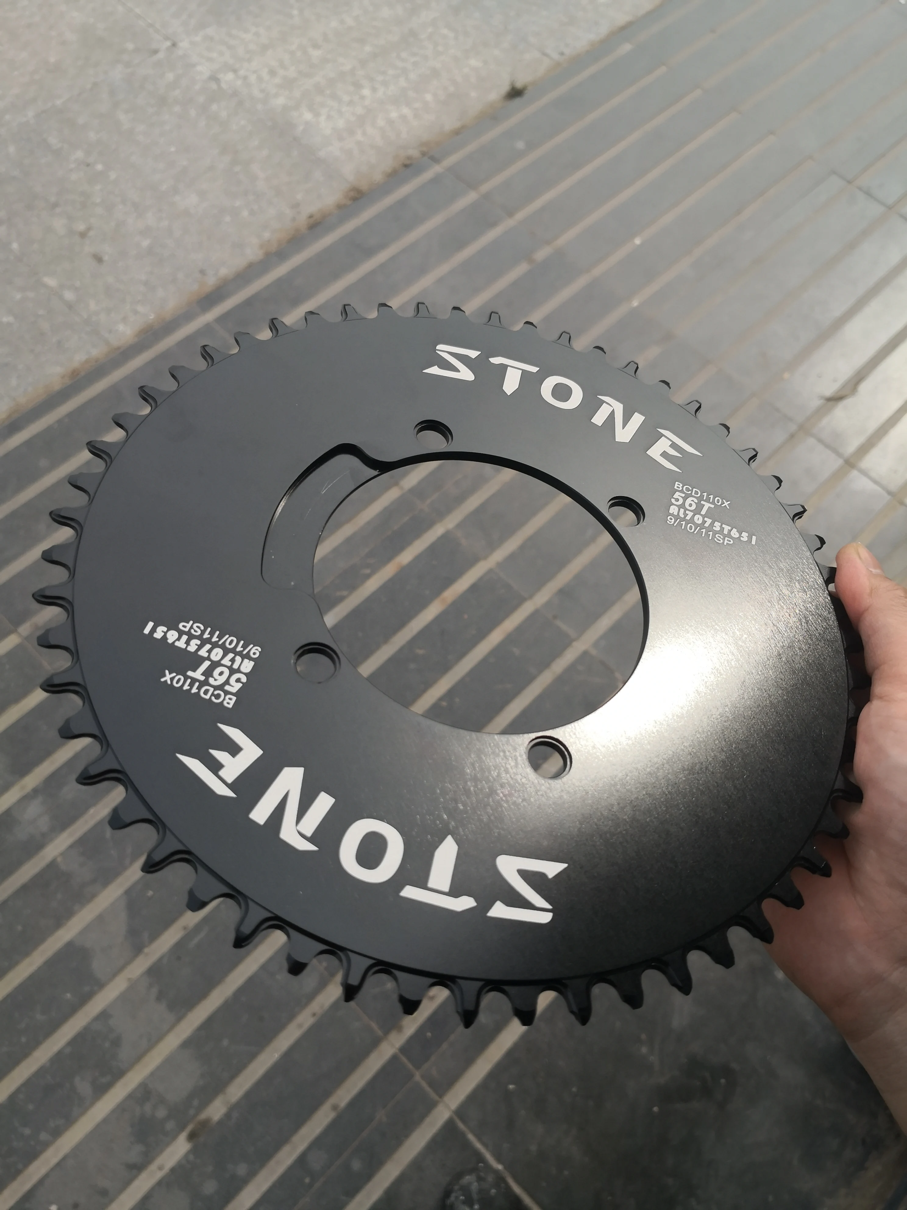 Anillo Aero Q para cadena, BCD110, círculo ancho y estrecho, para Shimano FC-4700, 5800, 6800, 9000, 1x System Chainwheel