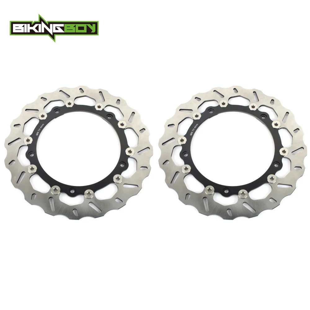 BIKINGBOY S1000RR 09-15 S 1000 RR Cast Wheel 2019-2021 S1000R 14-17 S1000XR 15 16 17 18 19 20 21 Front Brake Discs Rotors Disks