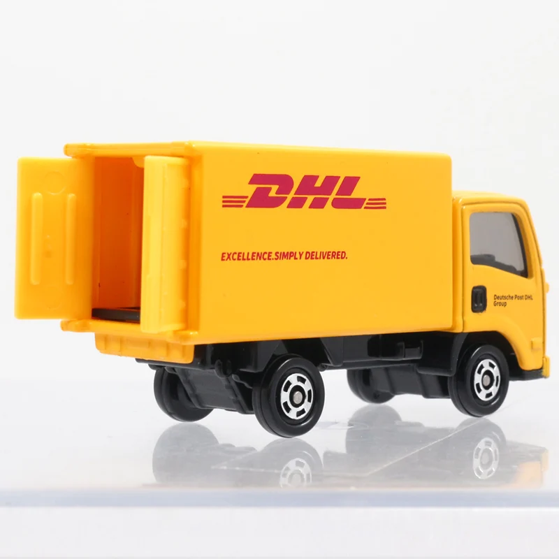 TAKARA TOMY TOMICA Alloy Model Cars Toys Simulation No. 109 DHL Transport Truck Gifts For Kids.