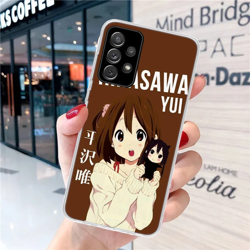 K on! Hirasawa Yui Anime For Samsung Galaxy A15 A14 A13 A12 A55 A54 A53 A52 Phone Case A32 A35 A34 A33 A25 A24 A23 A22 A04S A03S