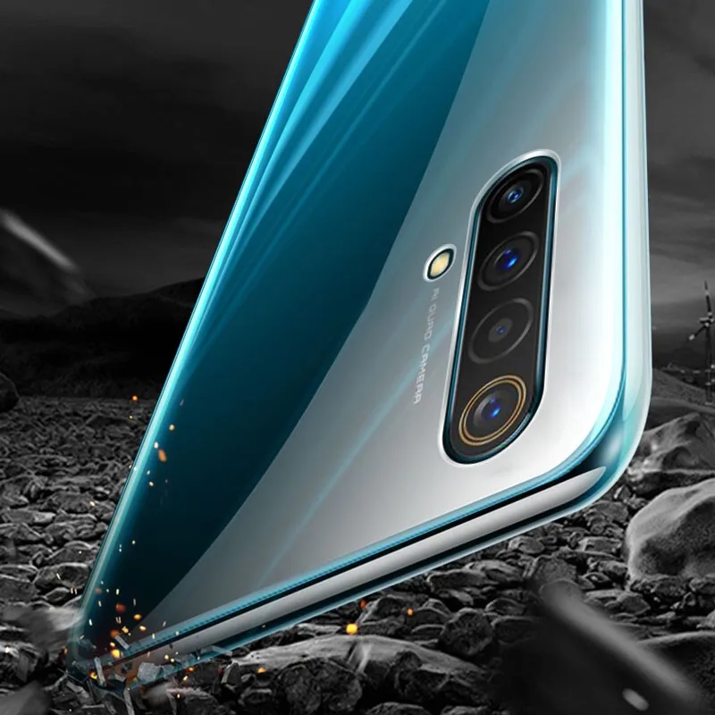 OPPO Realme 6 Pro 6S 6i 글로벌 버전 Funda Realme6 6Pro 용 기본 소프트 클리어 폰 케이스, 럭셔리 실리콘 투명 뒷면 커버