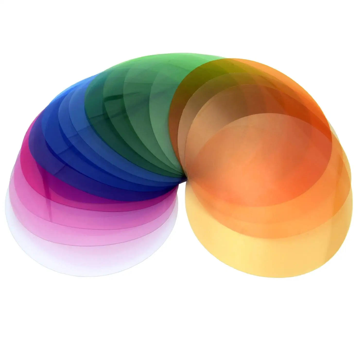 Godox V-11T filtry kolorów zestaw żele filtry 16 kolorów * 2 akcesoria fotograficzne do aparatów Godox V1 seria okrągłe lampy błyskowe