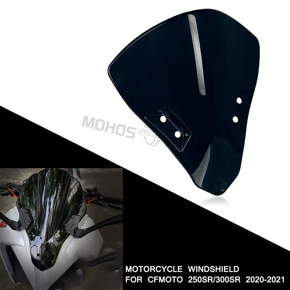 

Motorcycles Accessories 300 SR 20-21 New Windshield Windscreen Air Wind Deflector FOR CFMOTO 250SR 300SR 2020-2021 250 SR Parts