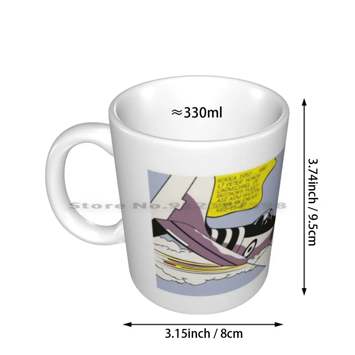 Sea Fury Vs Mig-15 Ceramic Mugs Coffee Cups Milk Tea Mug Pastiche Hawker Sea Fury Sea Fury Royal Navy Fleet Air Arm Fly Navy