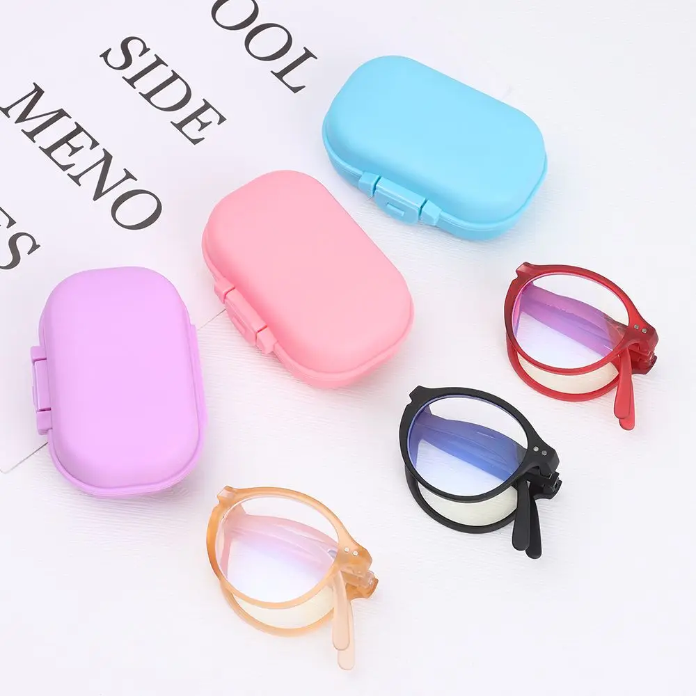 خمر الطباعة الكلاسيكية طوي طول النظر الشيخوخي نظارات الكمبيوتر نظارات قابلة للطي نظارات القراءة مكافحة نظارات الضوء الأزرق