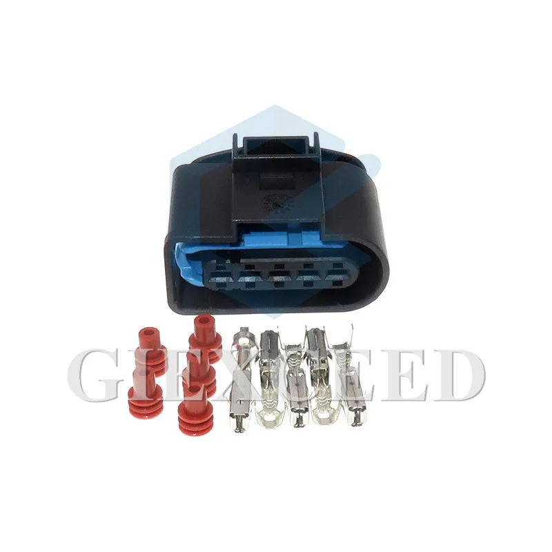 5 Pin 1J0973999A Auto MAF Mass Air Flow Plug Cable Socket AC Assembly For Cars Golf MK4 Beetle TDI ALH 1J0 973 999 A