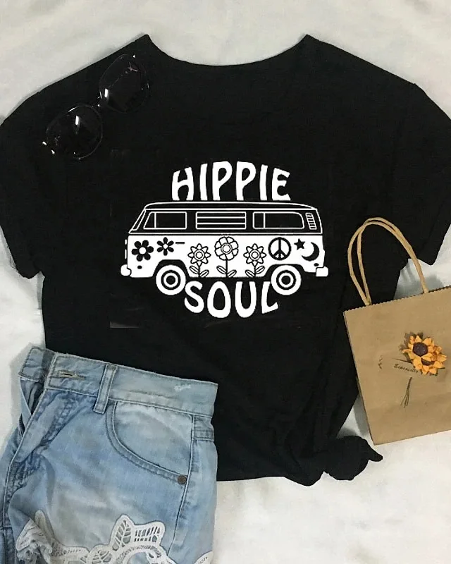 

Sunshine summer leisure car printing ladies t-shirt round neck 100% cotton loose blouse Top Tees direct mail personality