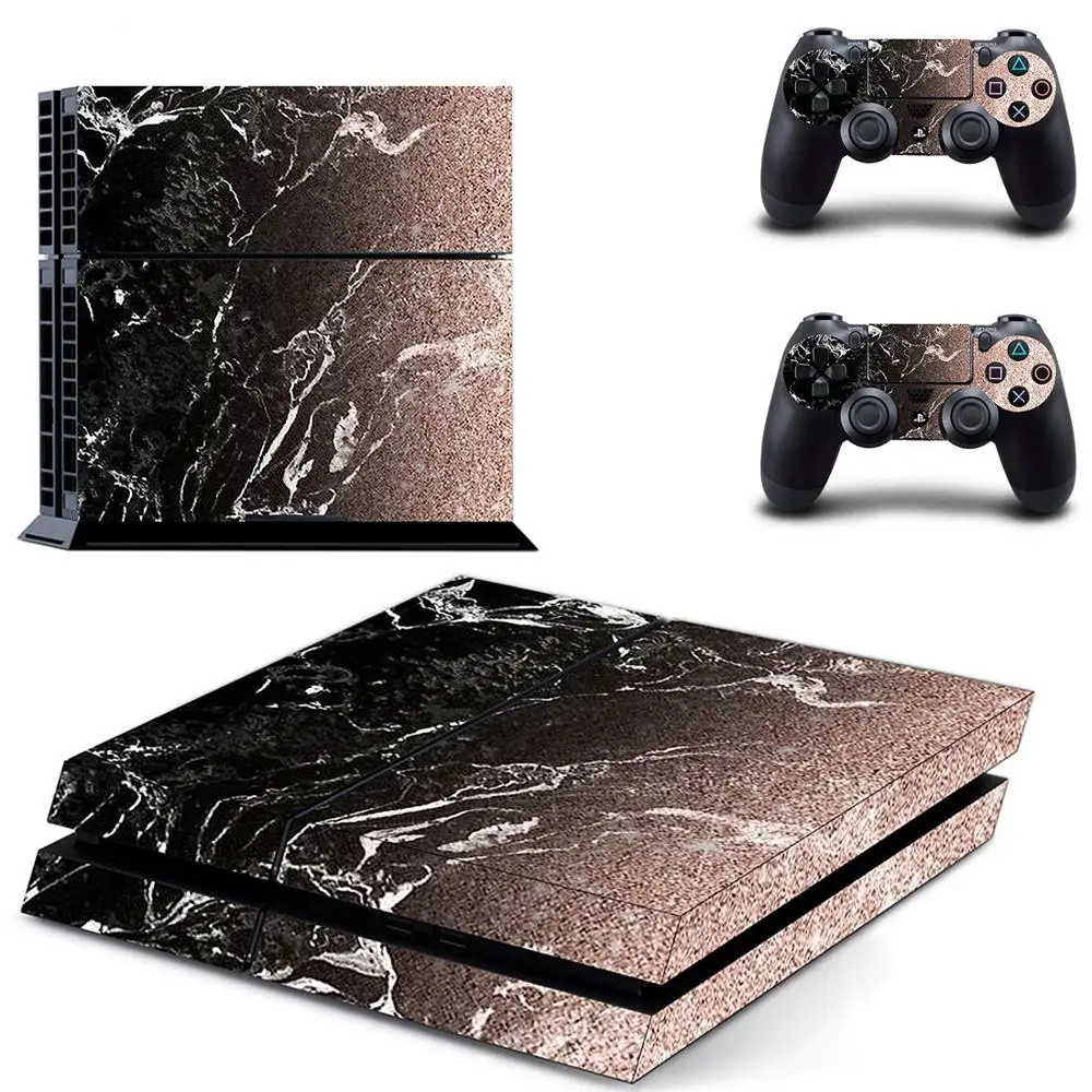 Marble Stone PS4 Stickers Play station 4 Skin PS 4 Sticker Decal Cover For PlayStation 4 PS4 Console & Controller Skins Vinyl