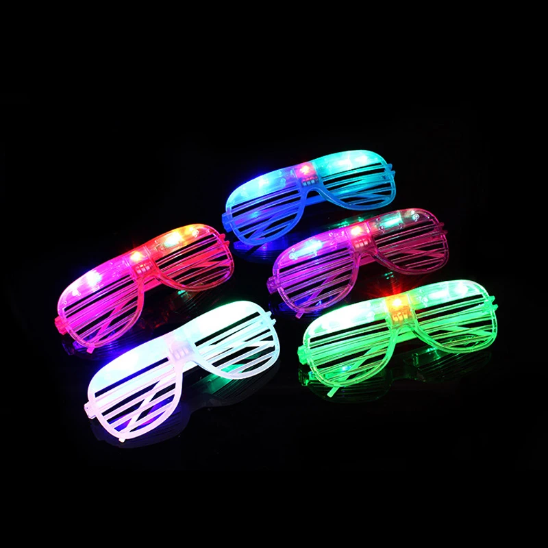 

Glow Glasses Led Party Rave Led Neon Light Glasses For Christmas Birthday Halloween Glow Party Decoration Supplies Wedding Decor