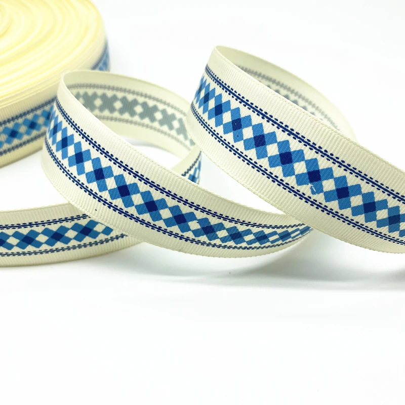 5 yards 25mm Printed Grosgrain Ribbon for Gift Wrapping Wedding Decoration Hair Bows DIY #Ro