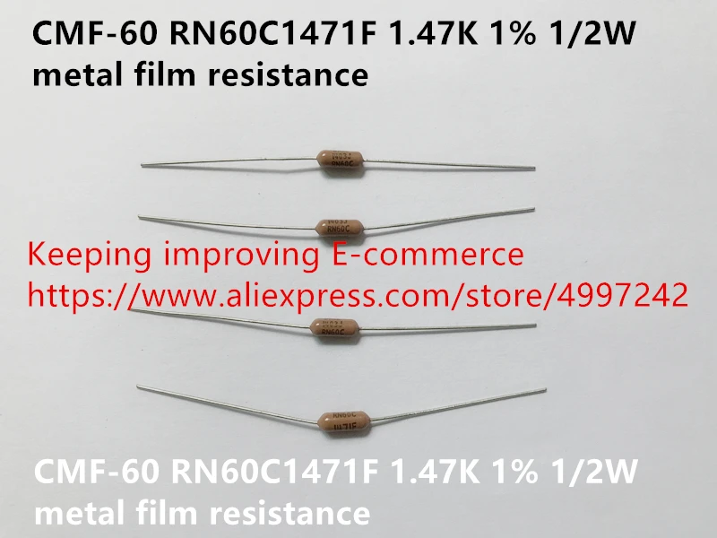Original new 100% CMF-60 RN60C1471F 1.47K 1% 1/2W metal film resistance (Inductor)