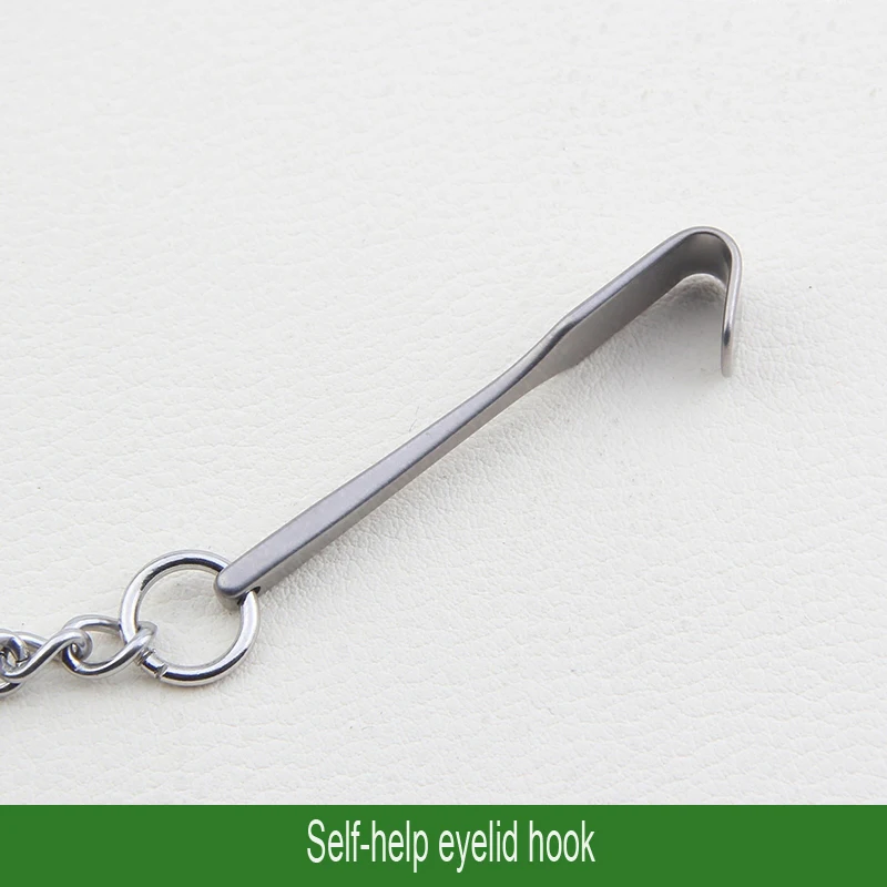 Eye bag self-help hook beauty pull hook stainless steel ophthalmic instrument double eyelid tool